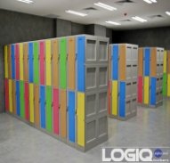 2 Tiers Abs Plastic Locker