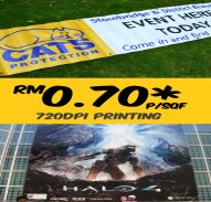 Banners / Bunting Printing Services In Kl Malaysia