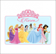 Disney's Princess Sticker: Custom Cut To Tiara Shape