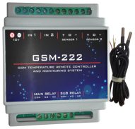 Gsm Temperature Remote Control & Monitoring System