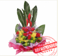 Mix Flowers Basket